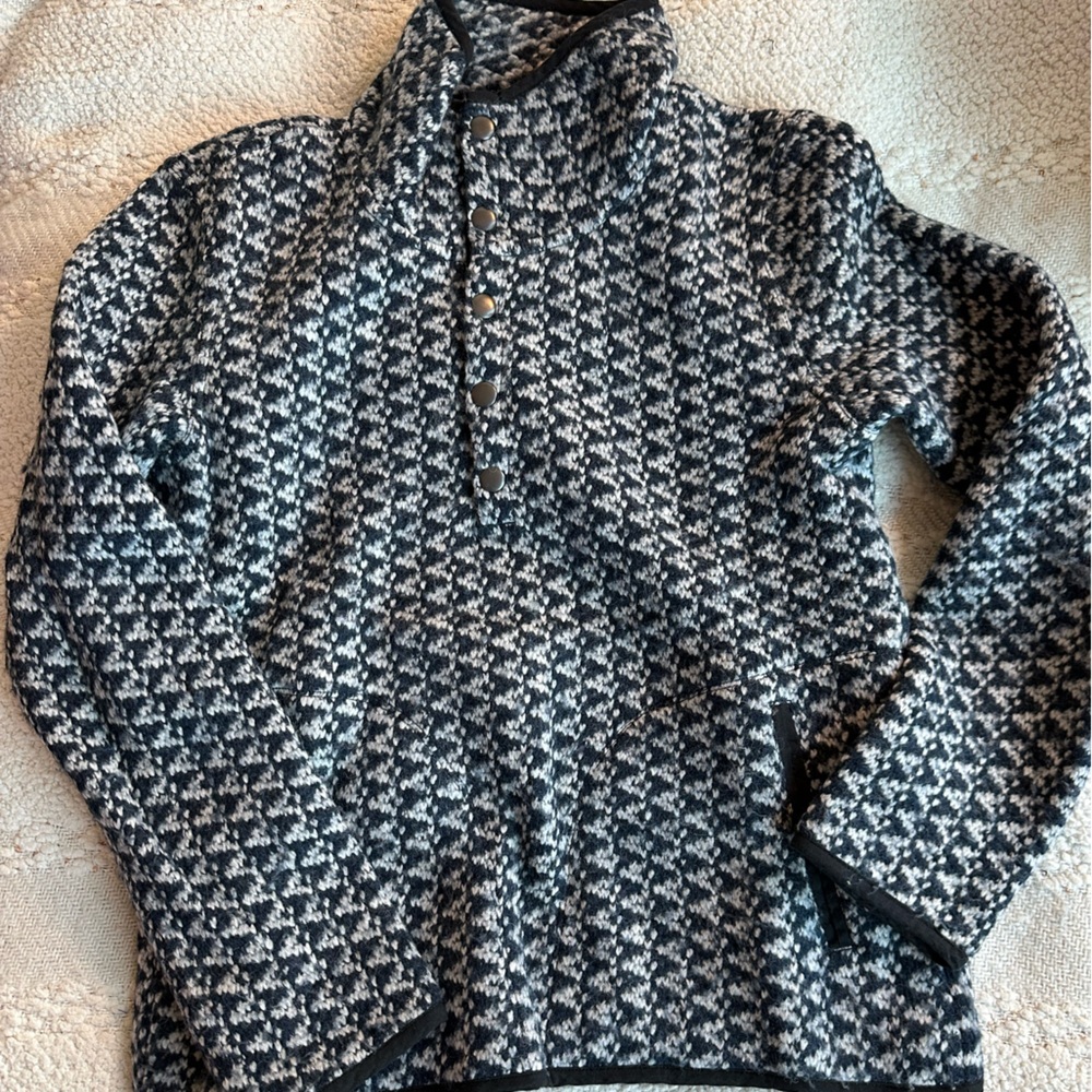 Madewell Wool Alpine quarter zip sweater